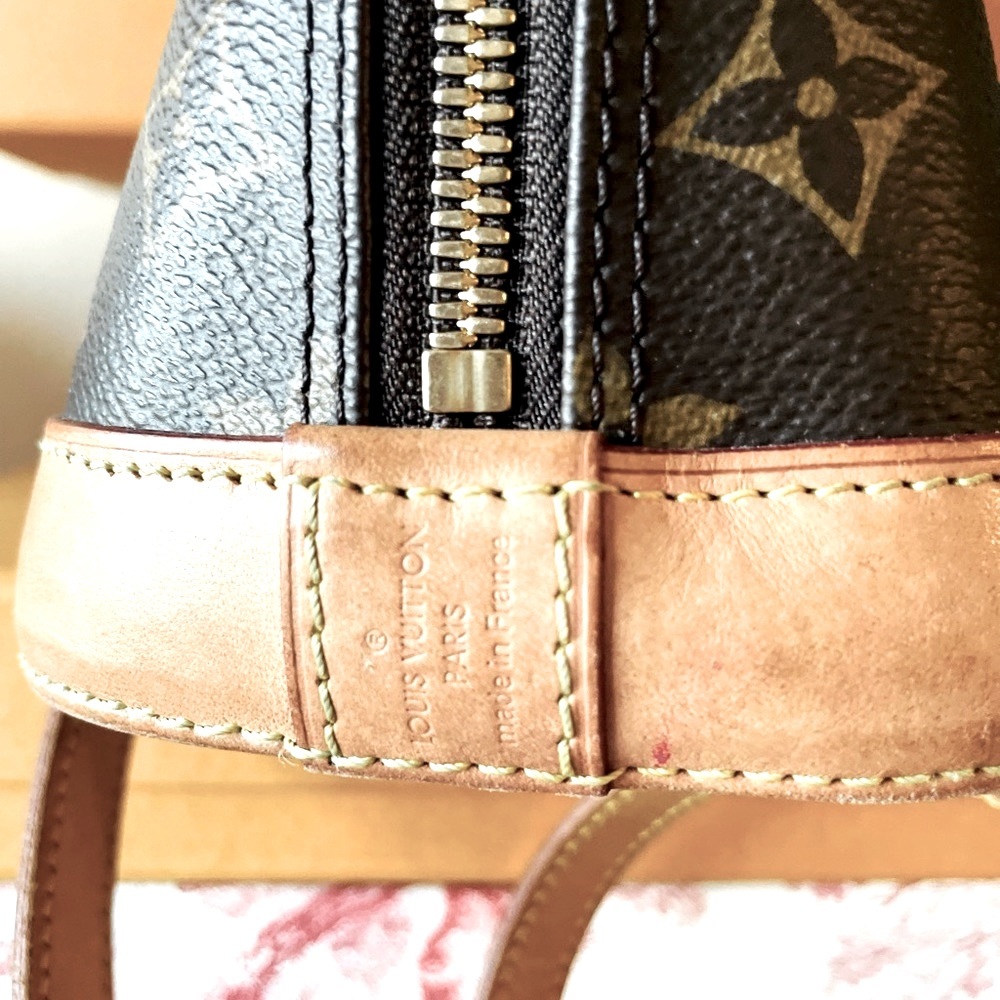 Louis Vuitton Alma Bb brown monogram top handle bag - Picture 10 of 16